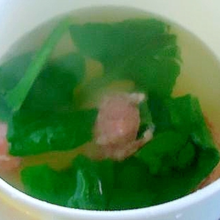 簡単 ほうれん草スープ